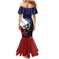 Personalized Panama Mermaid Dress Harpy Eagle Bird Grunge Style