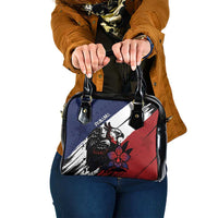 Panama Shoulder Handbag Harpy Eagle Bird Grunge Style