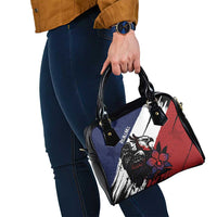 Panama Shoulder Handbag Harpy Eagle Bird Grunge Style