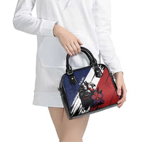 Panama Shoulder Handbag Harpy Eagle Bird Grunge Style