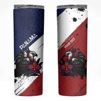Personalized Panama Skinny Tumbler Harpy Eagle Bird Grunge Style