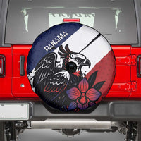 Panama Spare Tire Cover Harpy Eagle Bird Grunge Style