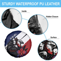 Panama Spare Tire Cover Harpy Eagle Bird Grunge Style