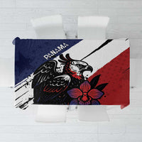 Panama Tablecloth Harpy Eagle Bird Grunge Style