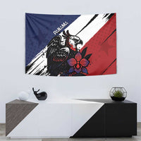 Panama Tapestry Harpy Eagle Bird Grunge Style