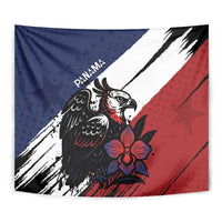 Panama Tapestry Harpy Eagle Bird Grunge Style