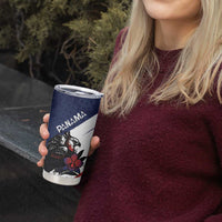 Personalized Panama Tumbler Cup Harpy Eagle Bird Grunge Style