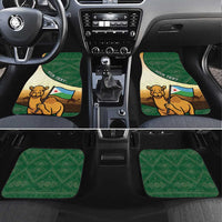 Djibouti Car Mats Camel Holding Jabuuti Flag