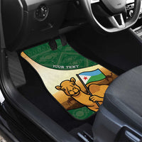 Djibouti Car Mats Camel Holding Jabuuti Flag