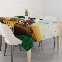 Djibouti Tablecloth Camel Holding Jabuuti Flag