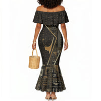 Egypt Deshret Crown Mermaid Dress Ancient Mythology Pharaoh With Pschent