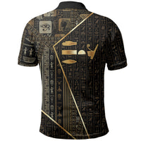Egypt Deshret Crown Polo Shirt Ancient Mythology Pharaoh With Pschent