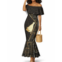 Egypt Hedjet Crown Mermaid Dress Ancient Mythology Upper Pharaoh