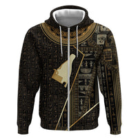 Egypt Hedjet Crown Zip Hoodie Ancient Mythology Upper Pharaoh