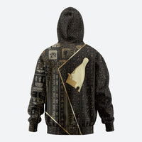 Egypt Hedjet Crown Zip Hoodie Ancient Mythology Upper Pharaoh