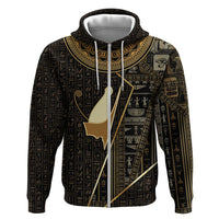 Egypt Pschent Crown Hoodie Ancient Mythology Unified Pharaoh