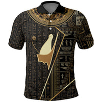 Egypt Pschent Crown Polo Shirt Ancient Mythology Unified Pharaoh