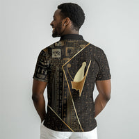 Egypt Pschent Crown Polo Shirt Ancient Mythology Unified Pharaoh DT05