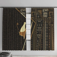 Egypt Pschent Crown Window Curtain Ancient Mythology Unified Pharaoh