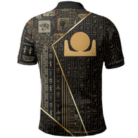 Egypt Akhet Polo Shirt Ancient Mythology Horizon Sun Disk