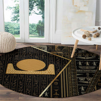 Egypt Akhet Round Carpet Ancient Mythology Horizon Sun Disk