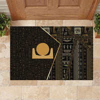 Egypt Akhet Rubber Doormat Ancient Mythology Horizon Sun Disk