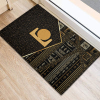 Egypt Akhet Rubber Doormat Ancient Mythology Horizon Sun Disk