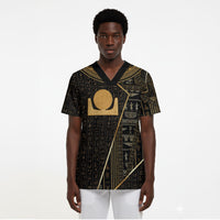 Egypt Akhet Scrub Top Ancient Mythology Horizon Sun Disk