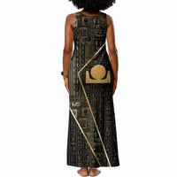 Egypt Akhet Tank Maxi Dress Ancient Mythology Horizon Sun Disk