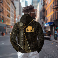 Egypt Akhet Zip Hoodie Ancient Mythology Horizon Sun Disk