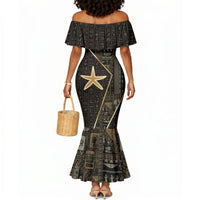 Egypt Seba Mermaid Dress Ancient Mythology Golden Star Royal