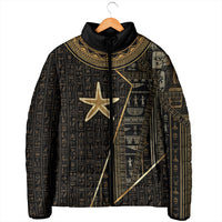 Egypt Seba Padded Jacket Ancient Mythology Golden Star Royal