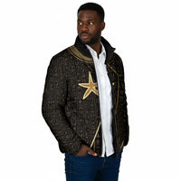 Egypt Seba Padded Jacket Ancient Mythology Golden Star Royal