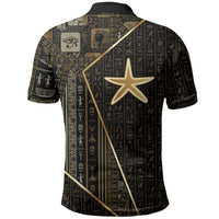 Egypt Seba Polo Shirt Ancient Mythology Golden Star Royal