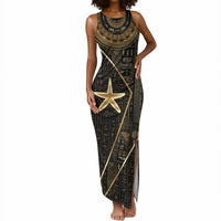 Egypt Seba Tank Maxi Dress Ancient Mythology Golden Star Royal