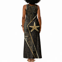 Egypt Seba Tank Maxi Dress Ancient Mythology Golden Star Royal