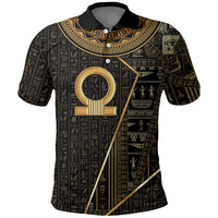 Egypt Shen Ring Polo Shirt Ancient Mythology Eternally Protecting