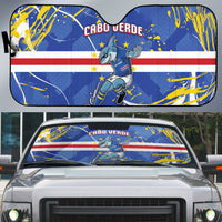 Cape Verde Auto Sun Shade Blue Shark National Flag