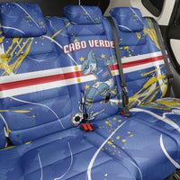 Cape Verde Back Car Seat Cover Blue Shark National Flag