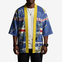 Custom Cape Verde Kimono Blue Shark National Flag