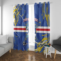 Cape Verde Window Curtain Blue Shark National Flag