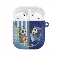 Argentine And Cape Verde Football AirPods Case Split Flag Puma Shark Soccer
