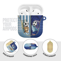 Argentine And Cape Verde Football AirPods Case Split Flag Puma Shark Soccer