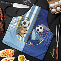 Argentine And Cape Verde Football Apron Split Flag Puma Shark Soccer