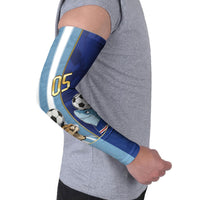 Custom Argentine And Cape Verde Football Arm Sleeves Split Flag Puma Shark Soccer