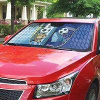 Argentine And Cape Verde Football Auto Sun Shade Split Flag Puma Shark Soccer
