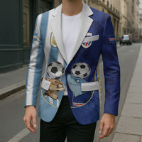 Custom Argentine And Cape Verde Football Blazer Split Flag Puma Shark Soccer