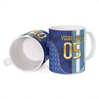 Custom Argentine And Cape Verde Football Ceramic Mug Split Flag Puma Shark Soccer