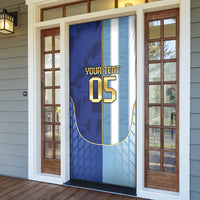 Custom Argentine And Cape Verde Football Door Cover Split Flag Puma Shark Soccer
