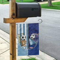 Argentine And Cape Verde Football Garden Flag Split Flag Puma Shark Soccer